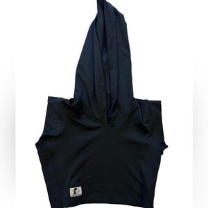 Celestial Bodiez Hooded Fitted Crop Top